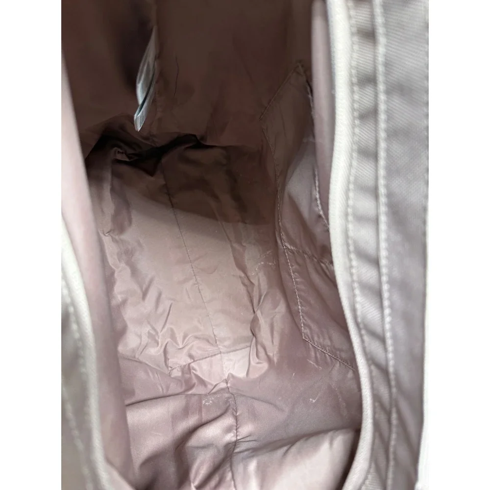 Herschel Supply Co Mica Zip Tote Bag Pink Canvas Large Shoulder Bag